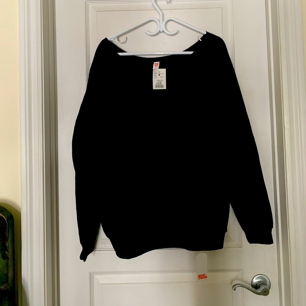 Off the shoulder sweater